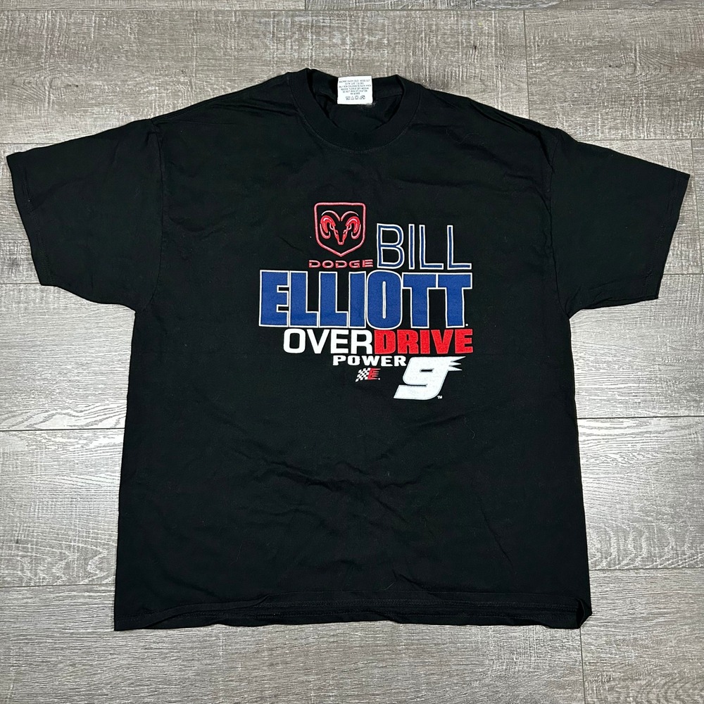 Vintage Dodge Bill Elliott Nascar Racing T Shirt Large Chase Authentics